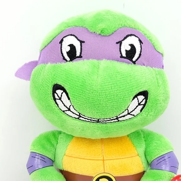 Ty Beanie Baby Plush Teenage Mutant Ninja Turtle TMNT Donatello Purple Turtle - Picture 2 of 16